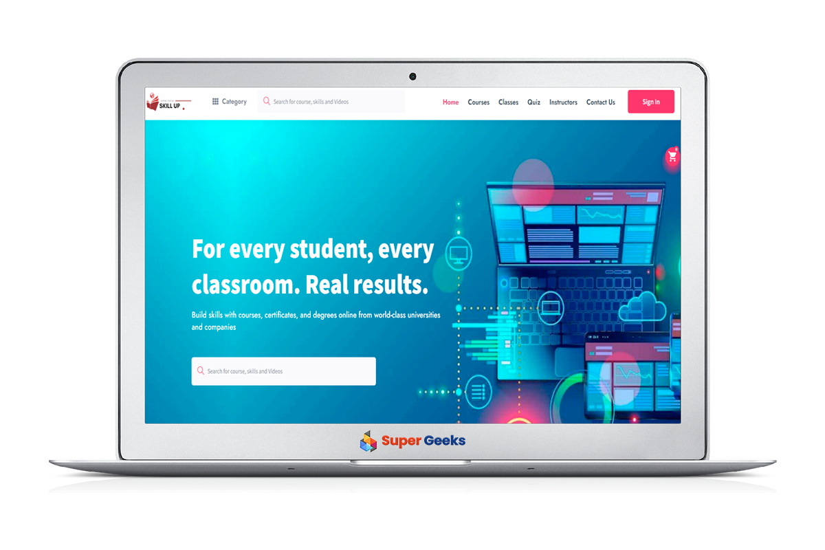 Online Learning Platform Website Development