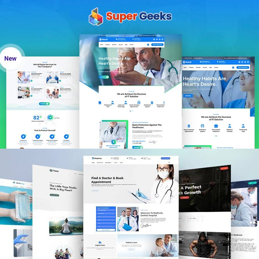 Hospital web development company in India Banner