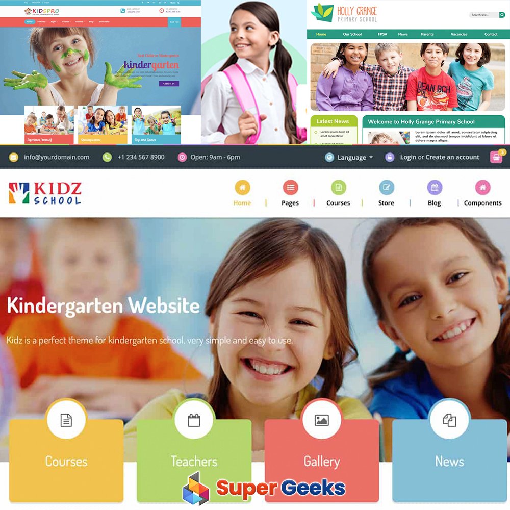School web development company in India Banner